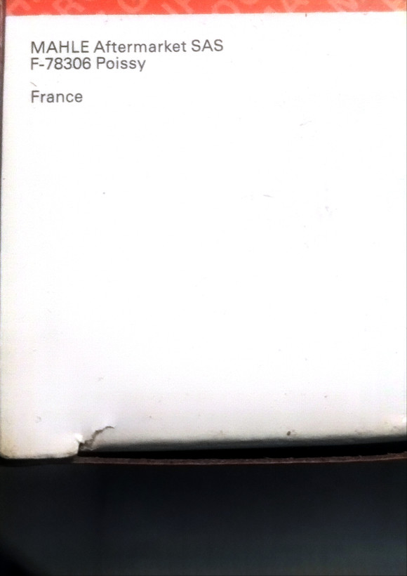 رینگ پیستون موتور پرفکت جعبه قرمز اصل فرانسه پژو 405 ارجینال و زانتیا 1800یکسال ضمانت تعویض