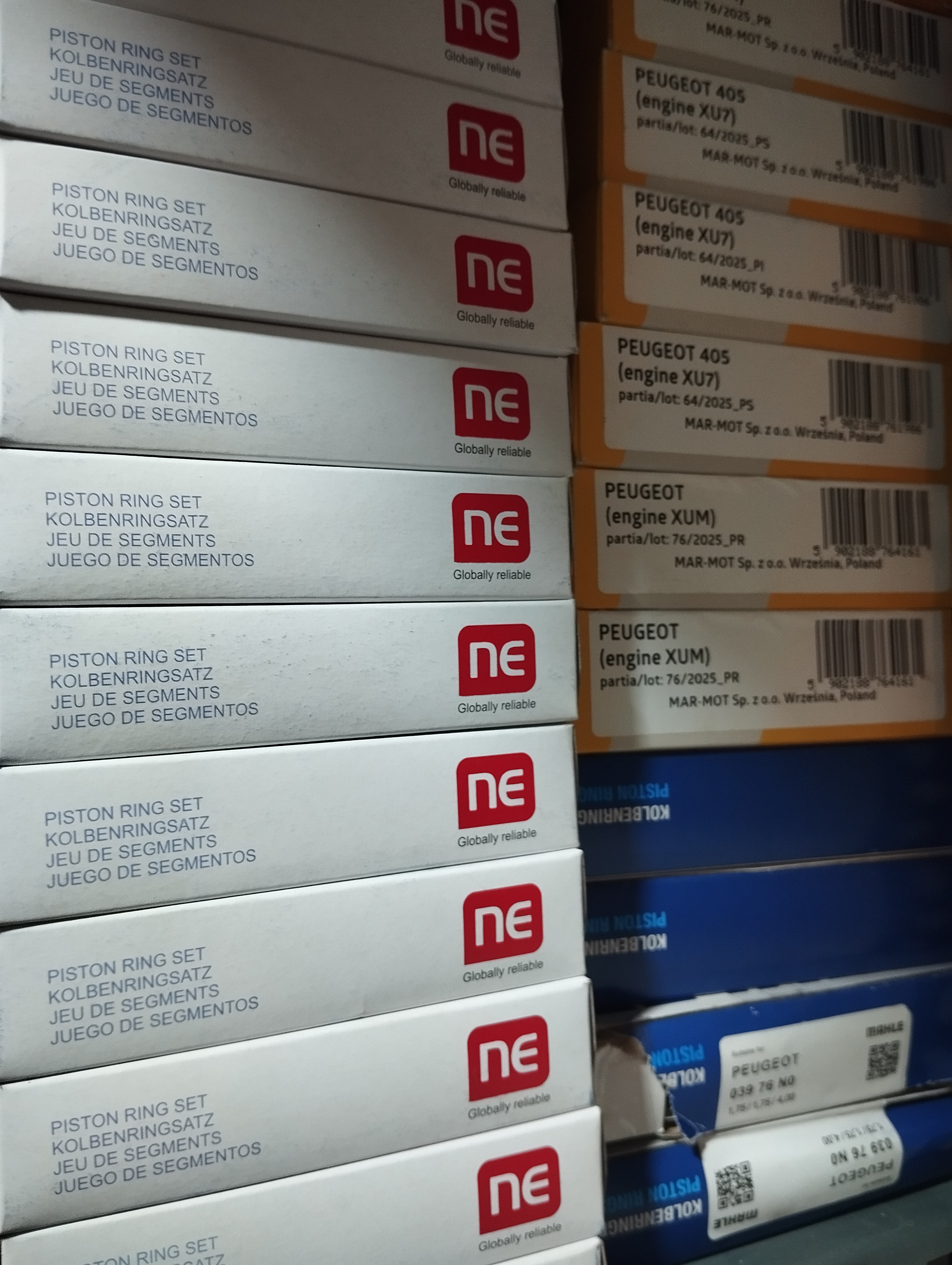 رینگ موتور ان ای ne آلمان پژو 206 تیپ دو 2 tu3